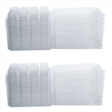 Wax Melt Containers-8 Cavity Clear Empty Plastic Melt Molds-50 Packs Cubes Clamshells for Tarts V1370-AZ4-07760
