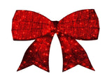 Christabelle Christmas Display Bow 91cm with LED and Twinkle Lights 5 Functions Decoration Orna 112_SB403