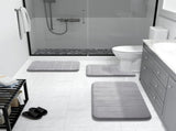 3 Pack Coral fleece Bath Mat Set - Super Soft Absorbent Quick Dry Bathroom Rug Sets, Machine V1189-LC-AMZ-00302