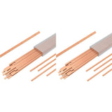 15% Silver Brazing Rods,Silver Solder HVAC Welding Rod Kit, 40 Pcs 10 Inch Flux Coated Brazing Rods V1366-AZ2-W-14547