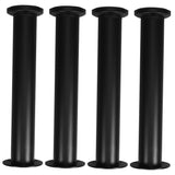 Black Steel Bed Frame Replacement Parts Strong Load-Bearing 4Pcs V1369-AZ3-W-18337
