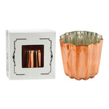 Tin Lined Copper Canel Mold Bakeware Single Professional Pan, French Custard Pastry Tray, Caramel V1366-AZ2-W-21231