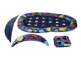 3 in 1 Pool Floats Multifunctional Adult Pool Floats Lounger with Detachable Sun Shade Canopy and V1294-YM0901-3111240115911