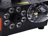 600W Fog Machine with Disco Ball LED Lights Auto Spray Wireless Remote Control Smoke Machine for V1294-YM0901-3119260006811