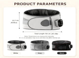 Smart Heated Massage Waist Belt Dual Motor 9-Level Vibration 5-Level Heat Therapy, Detachable V1232-AMQ-YB-002