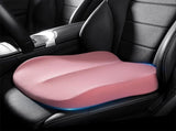 Memory Foam Car Seat Cushion 42x42x10cm Pink - Comfortable Support for Auto Seats V1258-DP02-BOL-629