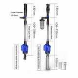 Electric Aquarium Fish Tank Cleaner Water Exchanger Siphon Vacuum Sand Cleaner V201-GAA01BLU20AU