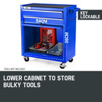 BULLET 8 Drawer Tool Box Cabinet Chest Storage Toolbox Garage Organiser Set V219-TOLBOXBULA8BL