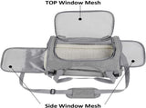 Portable Pet Bag for Small Dogs and Cats - Dark blue Travel Tote with Pet Mat V888-ELOSUNG22798