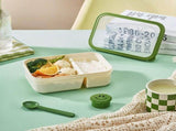 Food Grade Silicone Bento Box, Leak Proof, BPA Free, Oven & Dishwasher safe Yellow, green, and V1192-AZ-W-16007