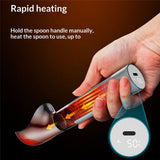 Heated Ice Cream Scoop Rechargeable, Electric Warming Ice Cream Scooper with LED Display, Heats to V1192-AZ-W-7831