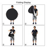 Hridz 110cm 5in1 portable light reflectors with Grip Translucent, Silver, Gold, White, and Black V571-HZ110CM5I1RFLCTR