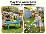 Keezi Ride On Digger with Sand and Water Table Sandpit Toys Set PLAY-DIGGER-WIND