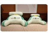 Reading Pillow for Kid Or Adult Large Back Pillow for Sitting Up in Bed Detachable Neck Roll with V1107-115-96620-PNK1