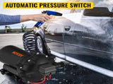 RV Water Pump 5.3 GPM 5.5 Gallons Per Minute 12V Water Pump Automatic 70 PSI Diaphragm Pump with 25 V952-12VDCSFWP1-JBCXB1V0