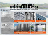 Double Reflective Insulation Roll, Foam Core Radiant Barrier, 5.5mm 48 in x 50 ft, Double-Sided V952-LBPEFPMXRFSFWQVT4V0