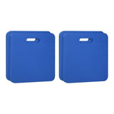 MODANU 4Pcs Stadium Seat Cushion, 12.6" Hard & Strong Foam Bleacher Cushion Portable Seat Pad V1192-AZ-W-17974