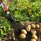 VEVOR 4 Tines Garden Fork Fiberglass Handle 45 in Spading Pitchfork Heavy Duty V952-HYCWJCGC4C1JX8KB8001V0