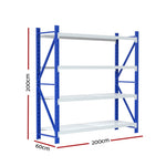 Giantz 2Mx2M Warehouse Shelving Garage Rack WR-F-20206-200BG-ABC