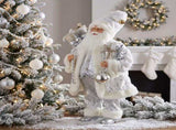 Christabelle White & Silver Santa Claus 46cm 112_GPL422