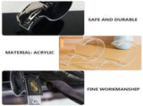 Acrylic Belt Display Stand Transparent for Retail Store Use 10Pcs V1370-AZ4-16829