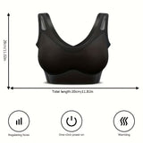 Electric Breast Massager Breast Care Massage Relaxation Massager Regulating - Black - Size 30-28 V1347-110-73966-BLK-30-28