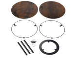 Turntable Seasoning Organizer Space Saving Wood 360&deg Rotating Seasoning Rack for Kitchen Countertop V1294-YM0901-3118260013711