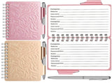 2 Pack Portable Password Notebook, Password Organizer Notebook Elegant Pattern Password Book Keeper V1259-DP01-A-3236