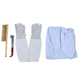 Beekeeping Suit Set Protective Ventilated Beekeeping Jacket Gloves Scraper Bee Brush Tools Kit V1294-YM0523-3111210391311