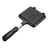 Nonstick Black Aluminum Alloy Sandwich Maker Pan for Home Kitchen Cooking and Grilling V1366-AZ2-W-20318