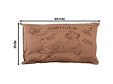Aussie Made Comfy Pet Bed Futon Dog 90cm Wool Blend Medium - Brown D0181