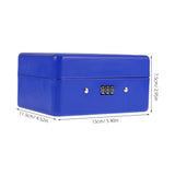 box with key Metal Cash Box Iron Valuables Storage With Combination Lock 1Set V1192-AZ-W-28395