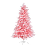 Jingle Jollys Christmas Tree 1.8m Pink Xmas Tree Snowy Party Decor 810 Tips XM-TR-WELL-6FT-PINK-GS