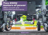 EQUIPMED Electric Wheelchair, Power Recline, Long Range, Lithium Battery, 16" Rear Wheels, Headrest, V219-HELWLCEQPGK9A