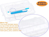4 Layers Stackable Clear Storage Box/Organizer for Holding 80 Spools Home Embroidery & Sewing Thread V1258-DP02-C-1443