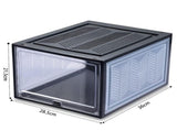 6x Large Shoe Storage Boxes Stackable Shoe Box Organisers Containers Display Cases Bins Magnetic V324-CS-6XSBCLEAR