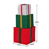 Christabelle 122cm Animated Present Stack Santa LED Lights Christmas Tree Decoration Ornament X 112_SHE103