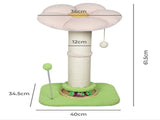 Pawz Cat Scratching Post Flower 61.5cm Cat Tree Tower PT1397-PK-AU