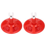 2 Pack Automatic Chicken Waterer PP G3/4 Chicken Water Feeder Poultry Drinking Bowl for Chicks Ducks V1294-YM0901-3111240319611