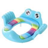 Toddler Baby Boys Girls Potty Toilet Trainer Seat,Kids Child Cute Cartoon Frog Shape Soft Cushion V1370-AZ4-05598