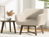 Artiss Armchair Tub Chair Beige Aston FA-CHAIR-ACC024-BG