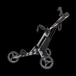 Golf Club Buggy Trolley Cart Compact Foldable 3 Wheel V63-839311