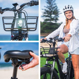 VALK Electric Fat Tyre Tricycle, 500W, Throttle, Hydraulic Disc Brakes, Alloy Frame, Suspension, V219-BIKETCVAF6WA