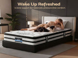 Giselle Bedding 34cm Mattress Euro Top Pocket Spring Single MATTRESS-0908-SINGLE