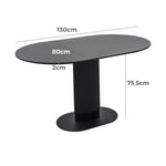 Clara Eclipse Oval Dining Table V264-DNT-415C-BLK-13M