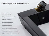 Towel Rack - 40 CM - Towel Bar - Bathroom Towel Rack - Bathroom Shelf - Double Bar - Self-Adhesive V1188-MS101-01688-1