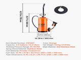 Industrial Concrete Sprayer with Wheeled Cart, 14L Stainless Steel Sprayer, Heavy Duty Tri-Poxy Pump V952-GYJBXGPWQ35GQUIZ8001V0