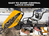 Baumr-AG 40V Battery Powered Wheelbarrow Motorised Electric, 100L Bucket Volume, 3 Wheel, 260KG, V219-GDTPBWBM9CEA