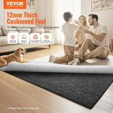 Rug Pad Gripper 9' x 12' Protective Carpet Pad 0.47" Thick for All Floors V952-BFHDTDMZ1011G28J1V0
