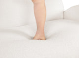 Levede Cloud Sofa 3 Seater Sherpa Fleece White SF1008-BG